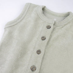 Organic Cotton One-Piece Jumpsuit Coverall