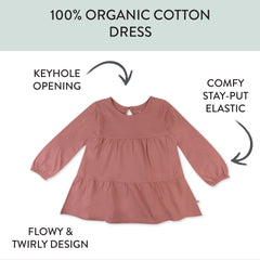 Long Sleeve Tiered Dress