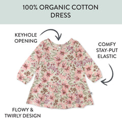 Long Sleeve Tiered Dress