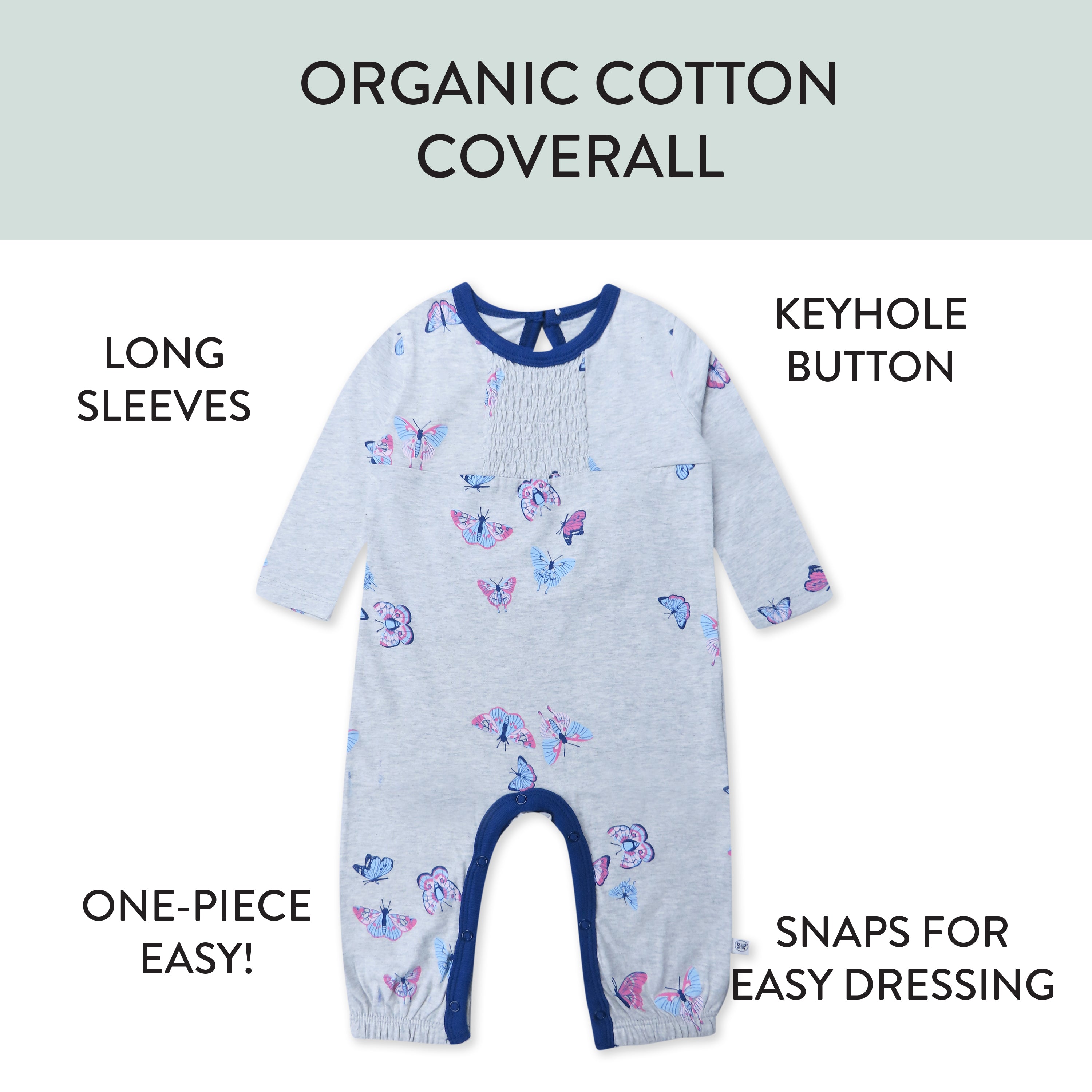 Gathered Front Coverall