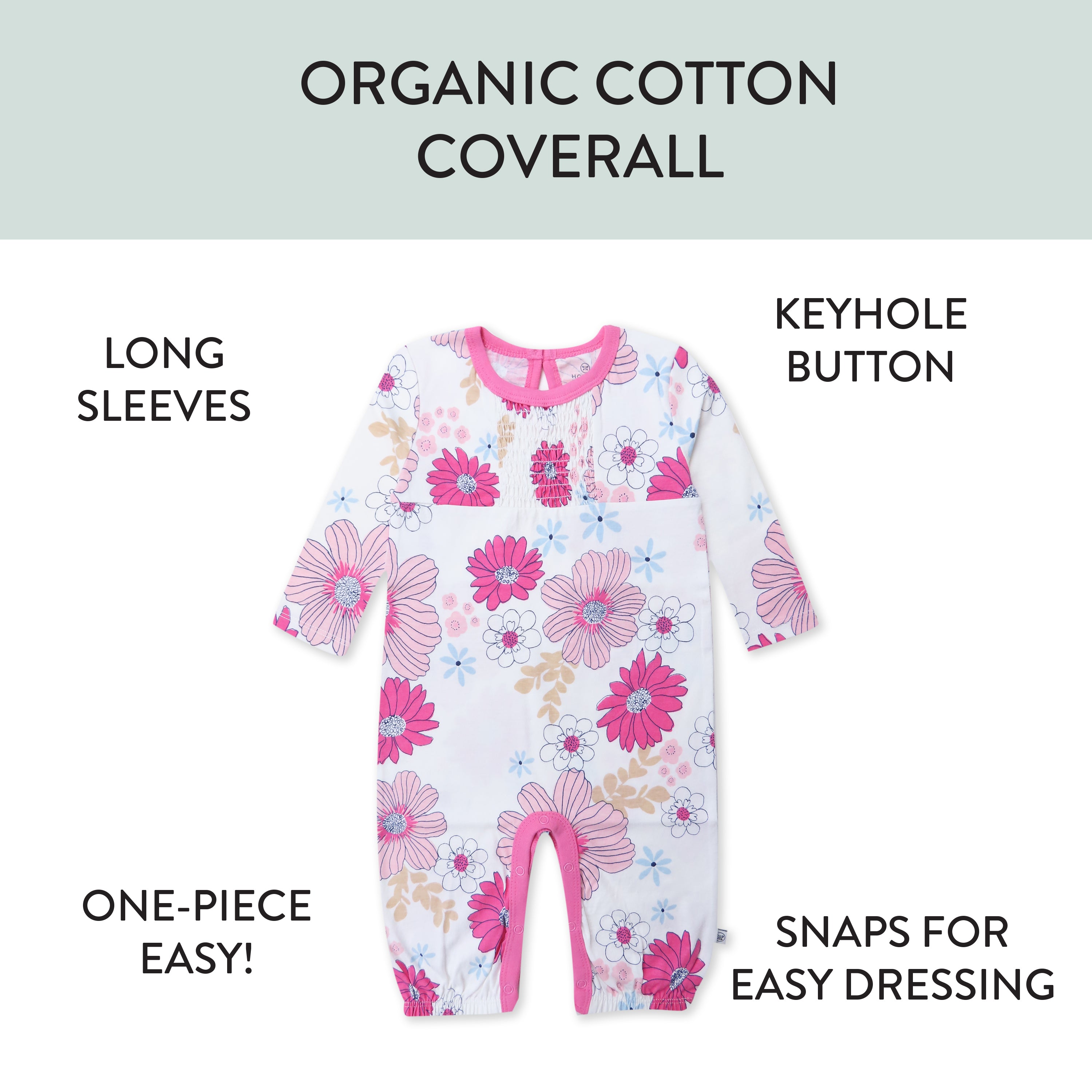 Gathered Front Coverall