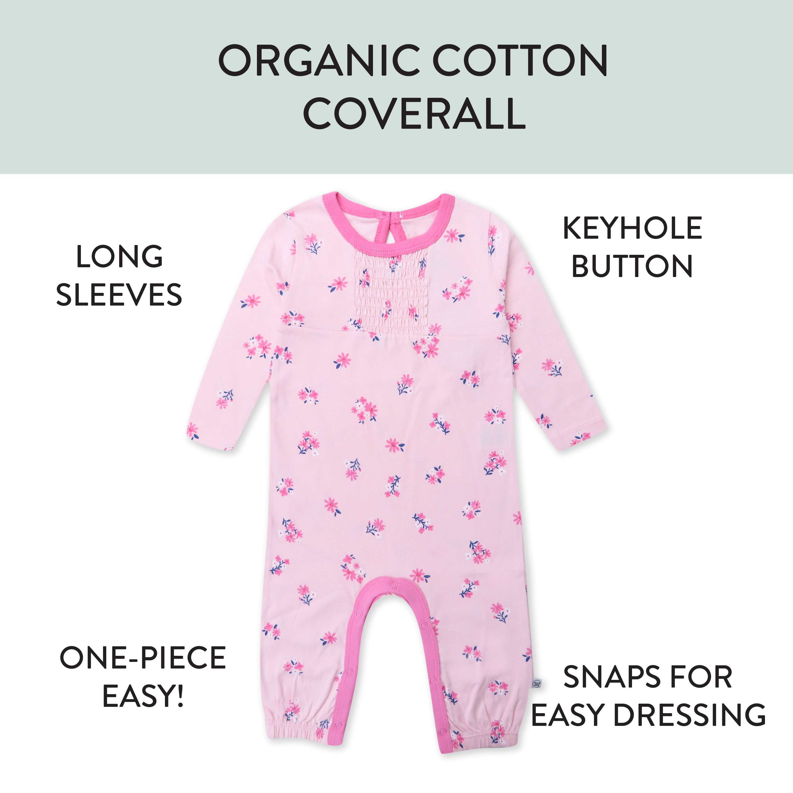 Gathered Front Coverall