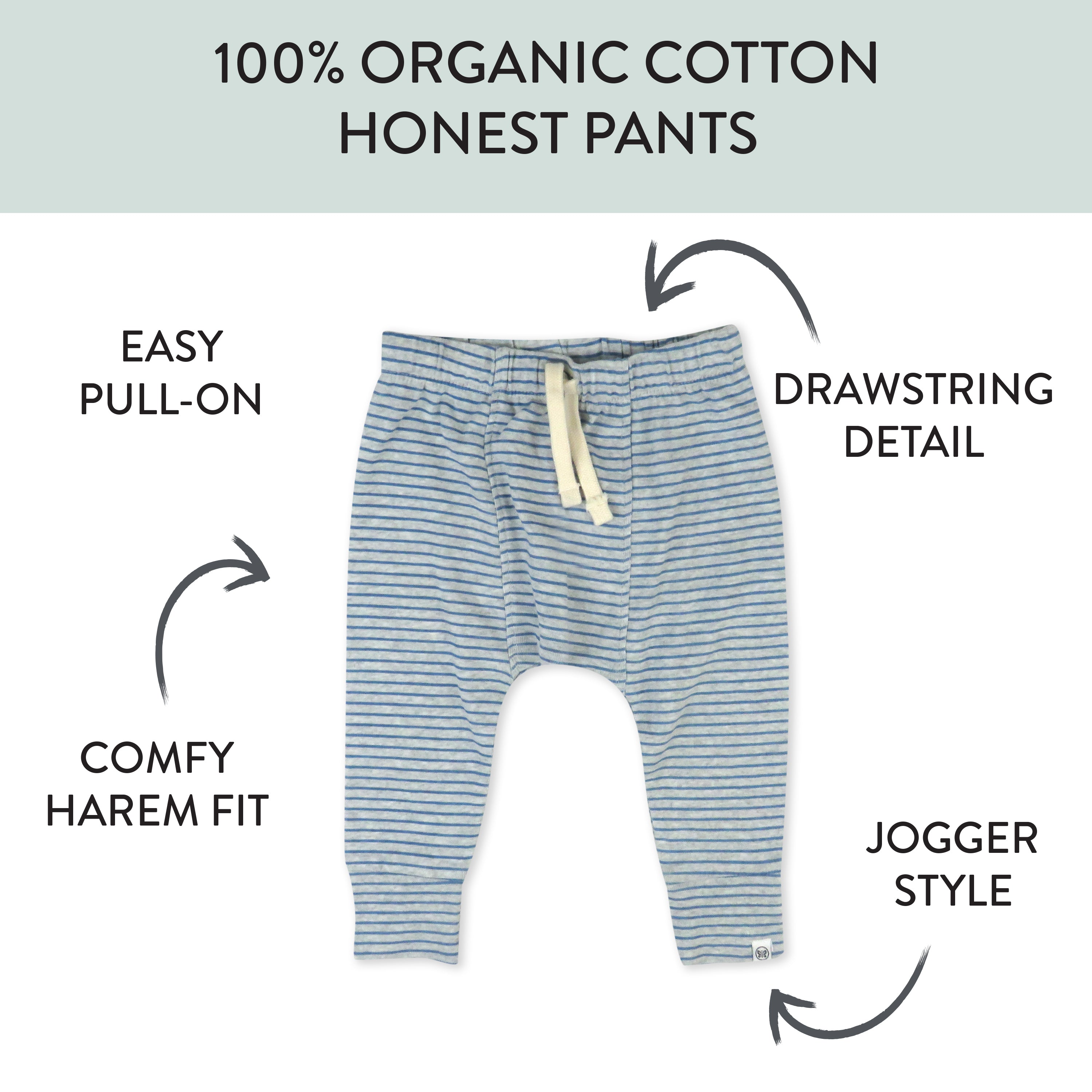 2-Pack Organic Cotton Honest Pants