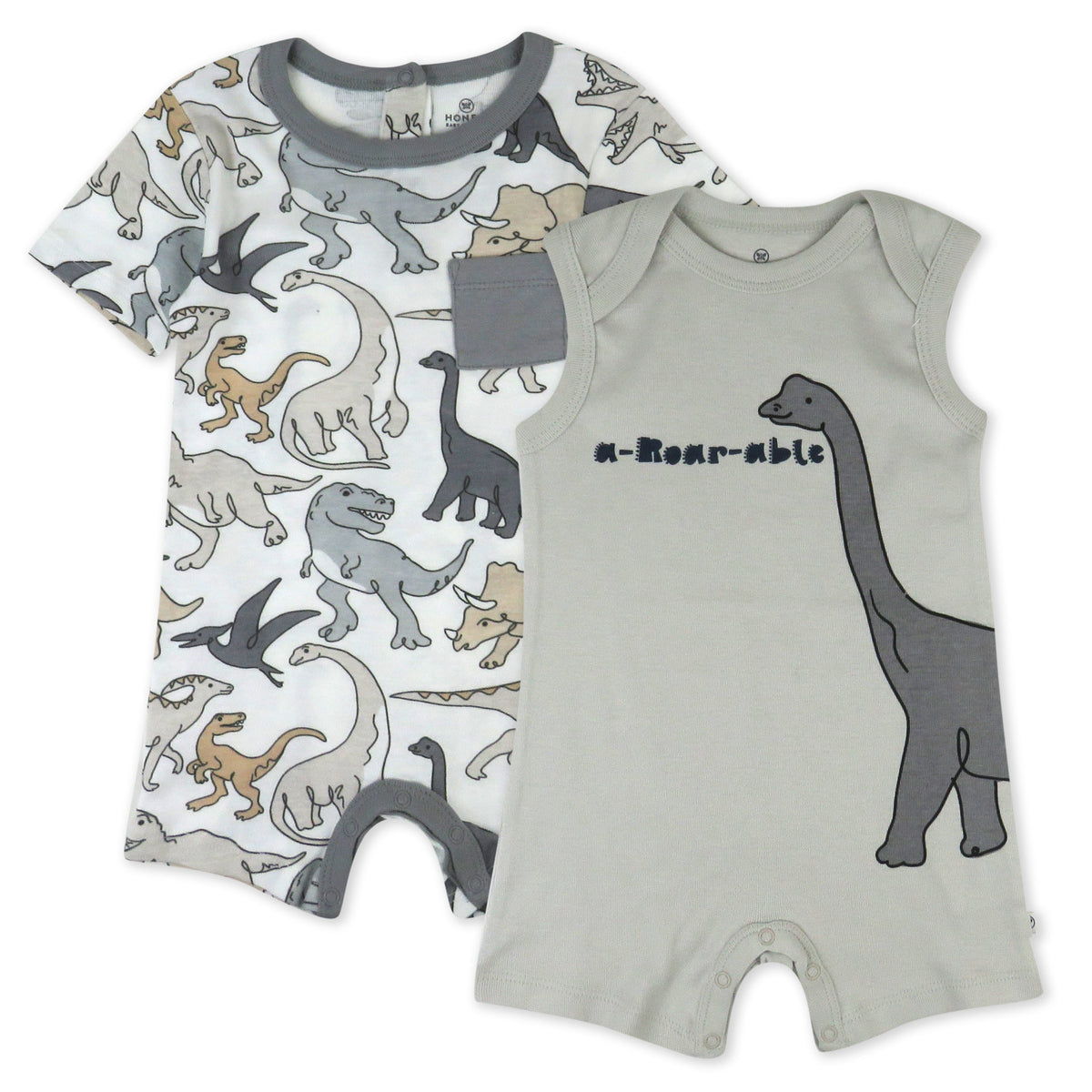 Organic Cotton Jumpsuit Romper Set