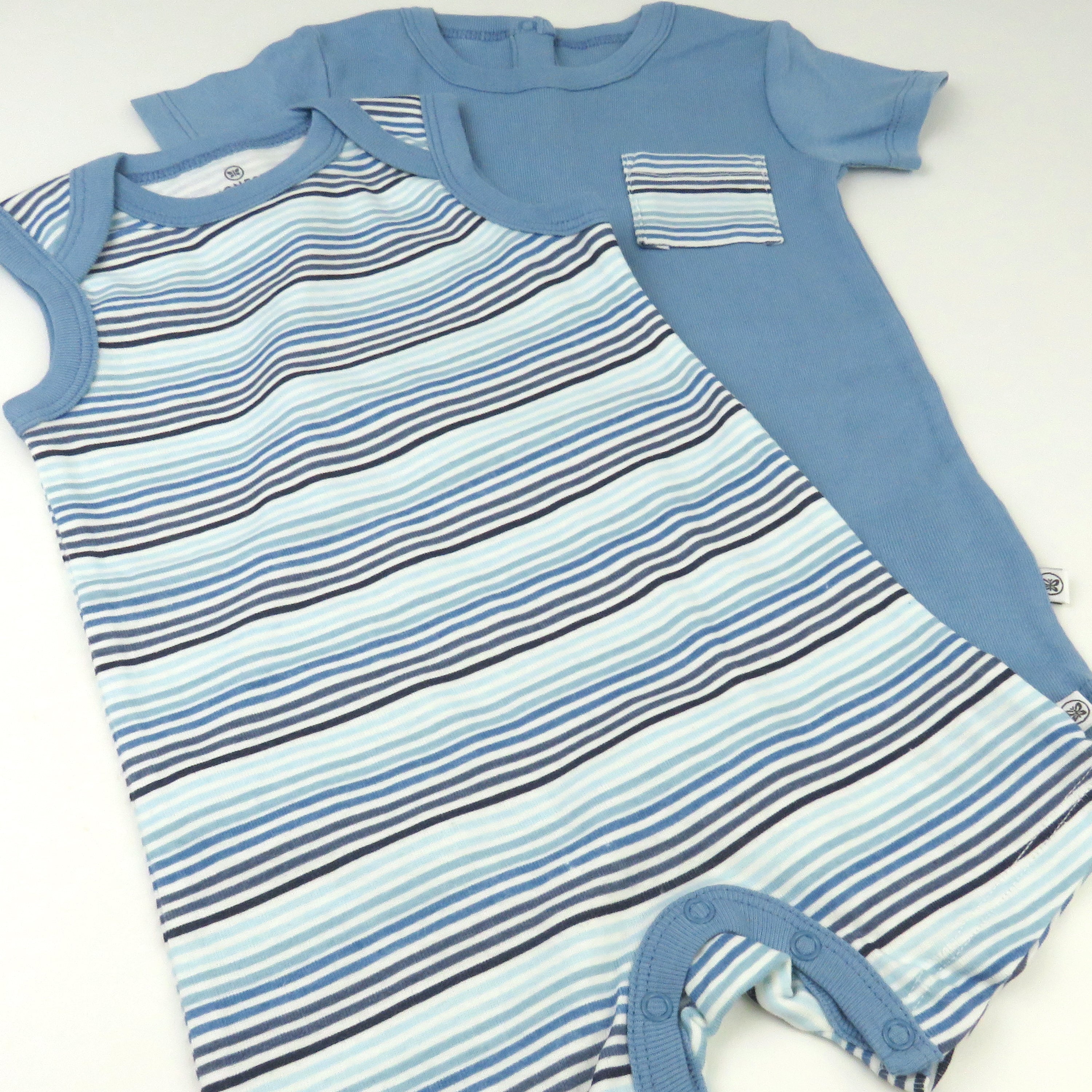 Organic Cotton Jumpsuit Romper Set