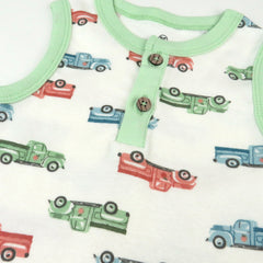 Organic Cotton Jumpsuit Romper Set