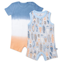 Organic Cotton Jumpsuit Romper Set