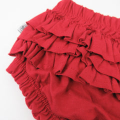 Long Sleeve Ruffle Shoulder Top with Bloomer Set