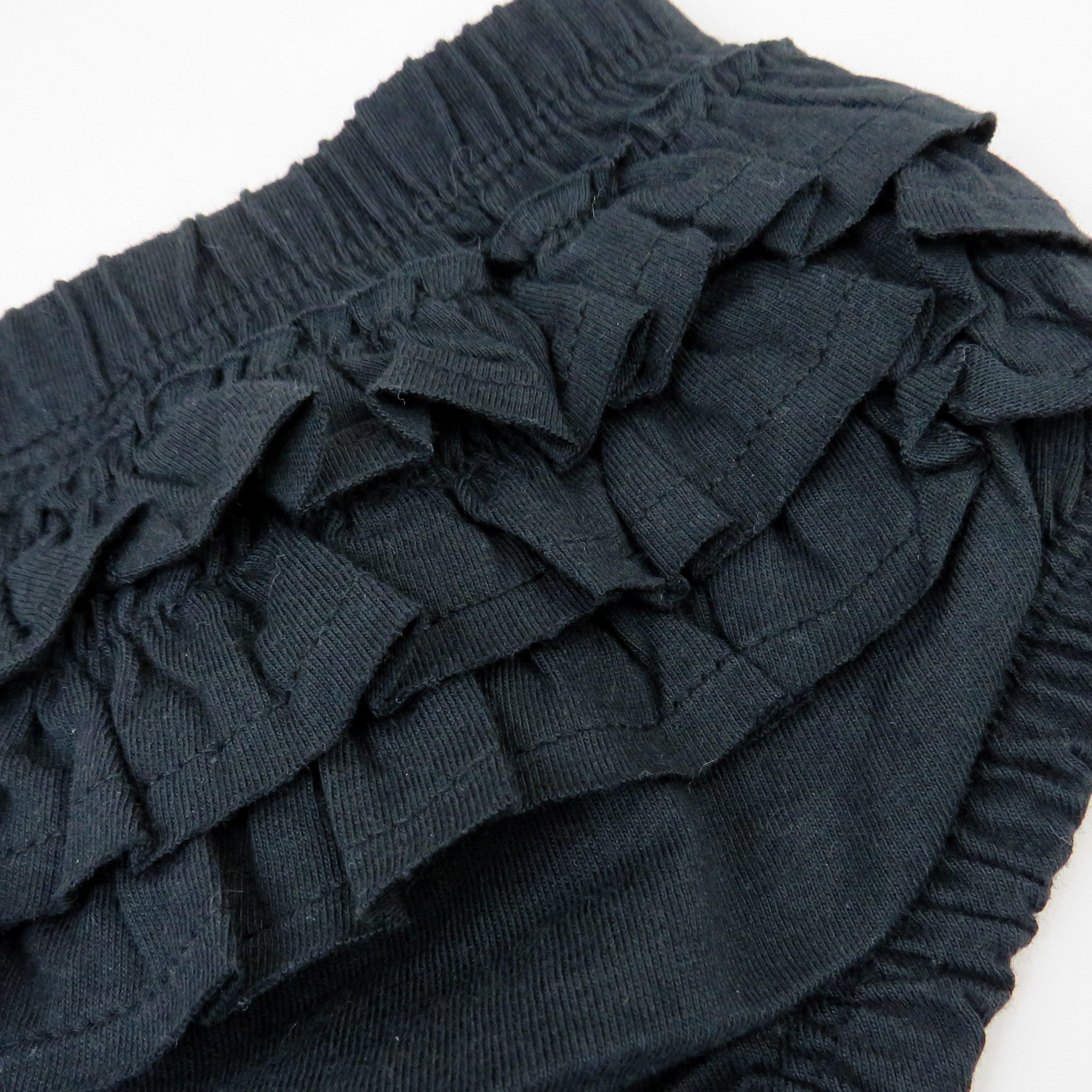 Long Sleeve Ruffle Shoulder Top with Bloomer Set