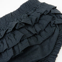 Long Sleeve Ruffle Shoulder Top with Bloomer Set