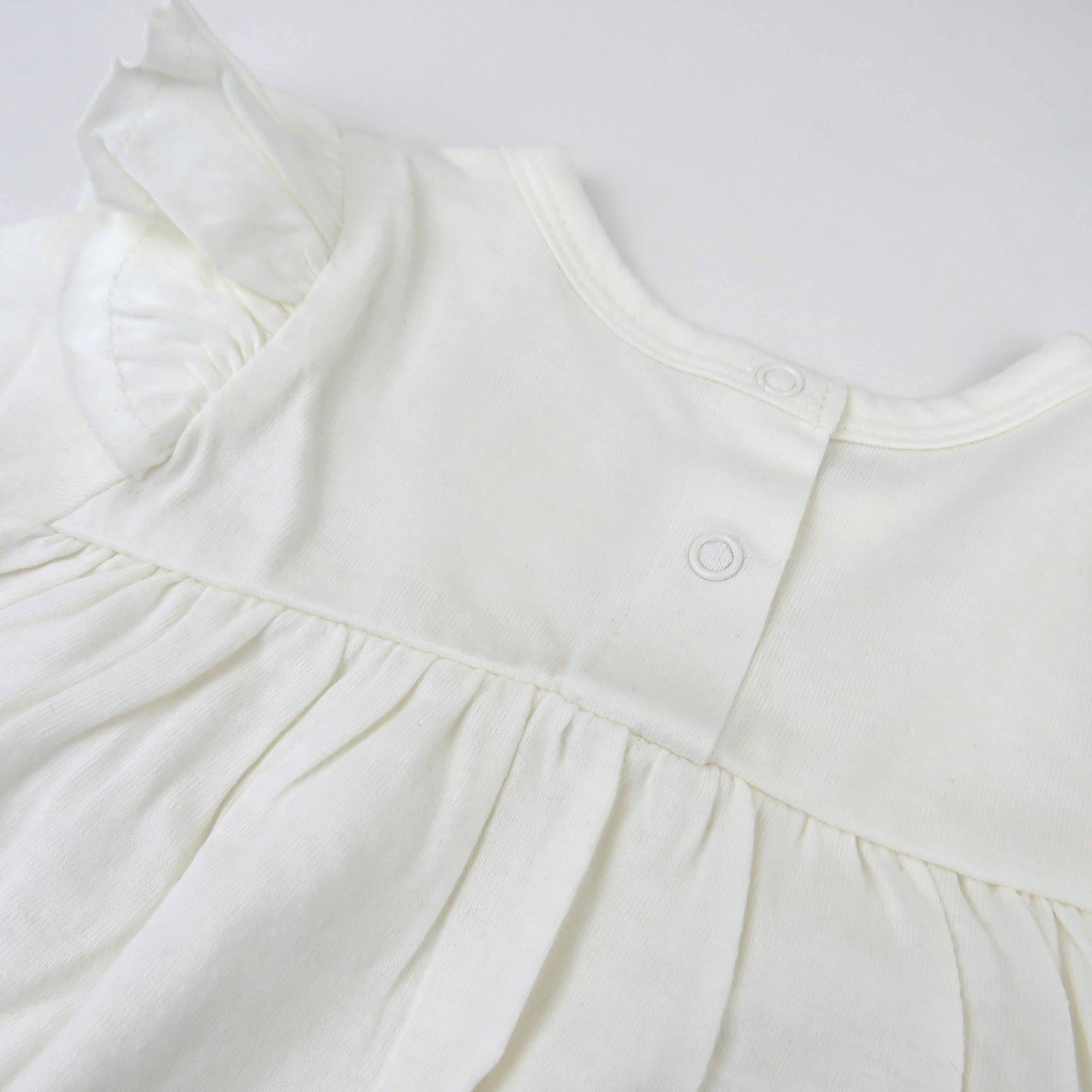 Long Sleeve Ruffle Shoulder Top with Bloomer Set