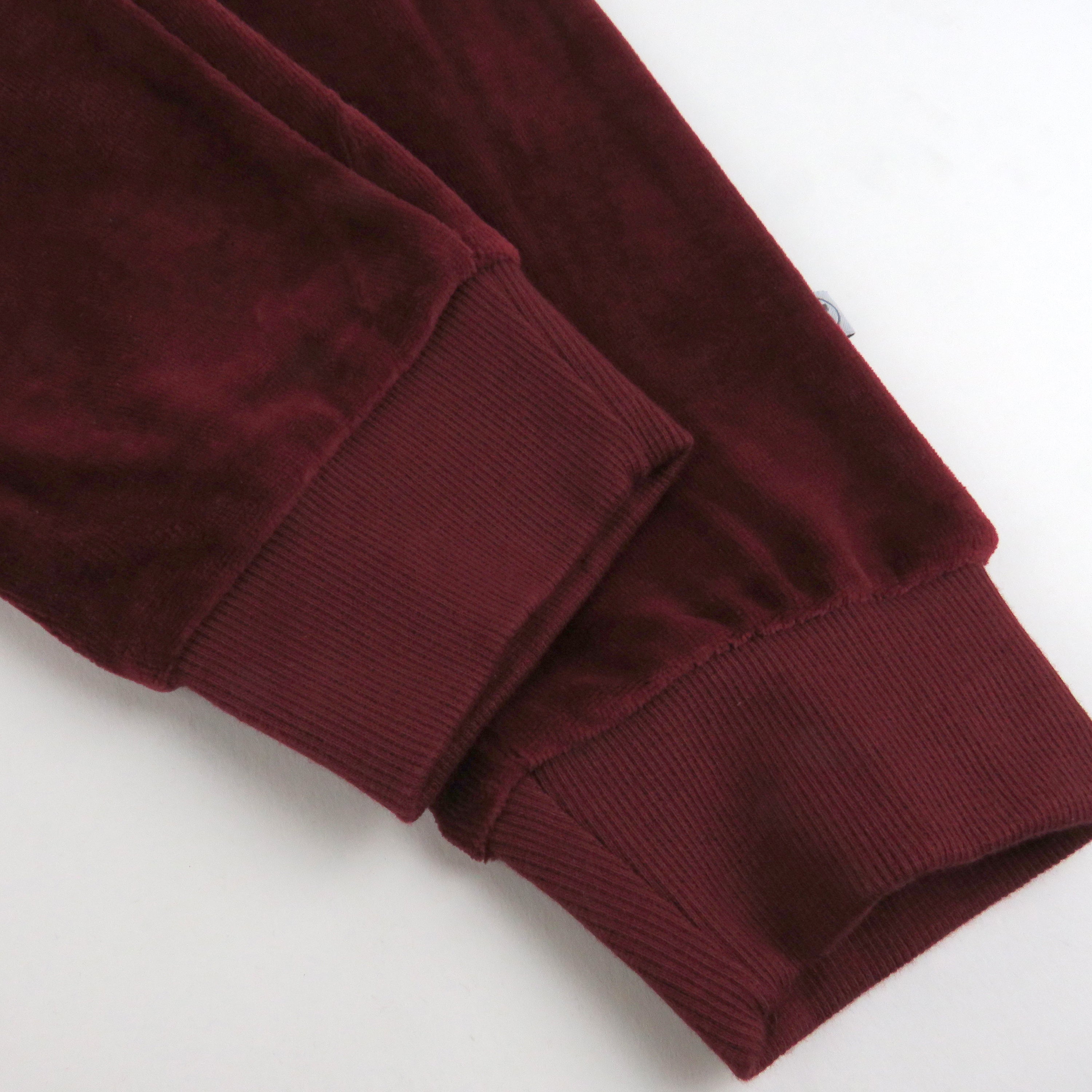 2-Piece Velour Ruffle Front Sweatsuit