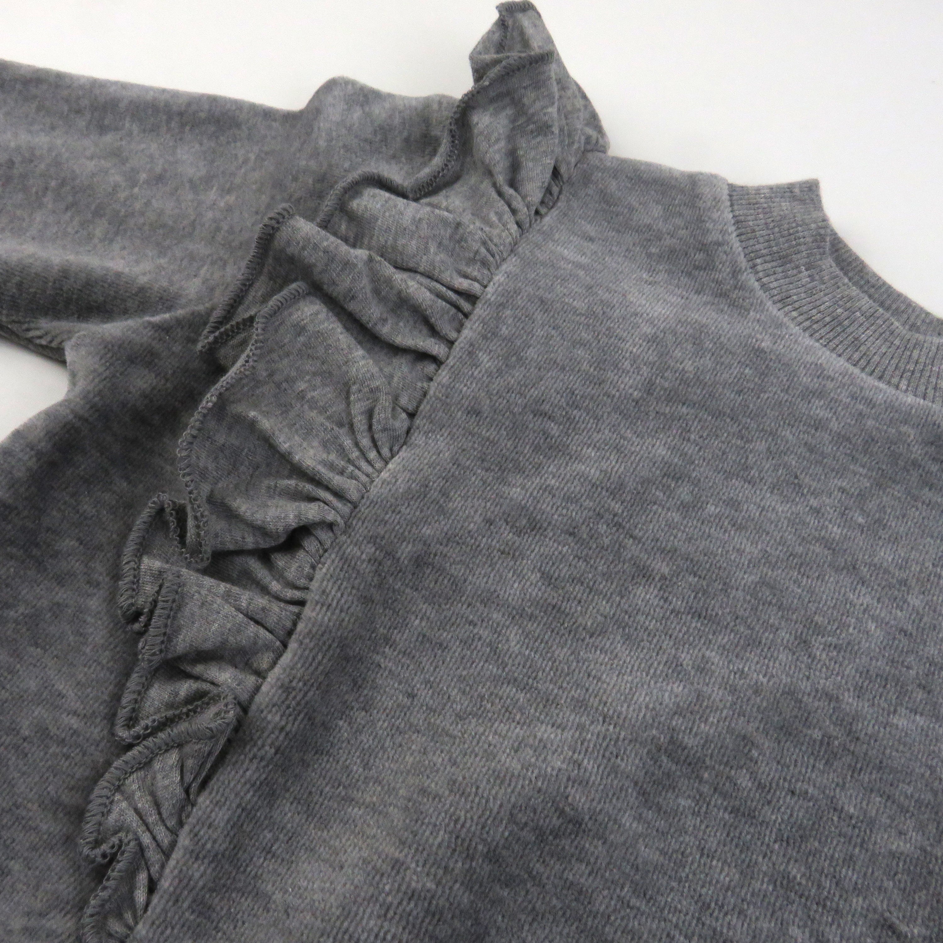 2-Piece Velour Ruffle Front Sweatsuit