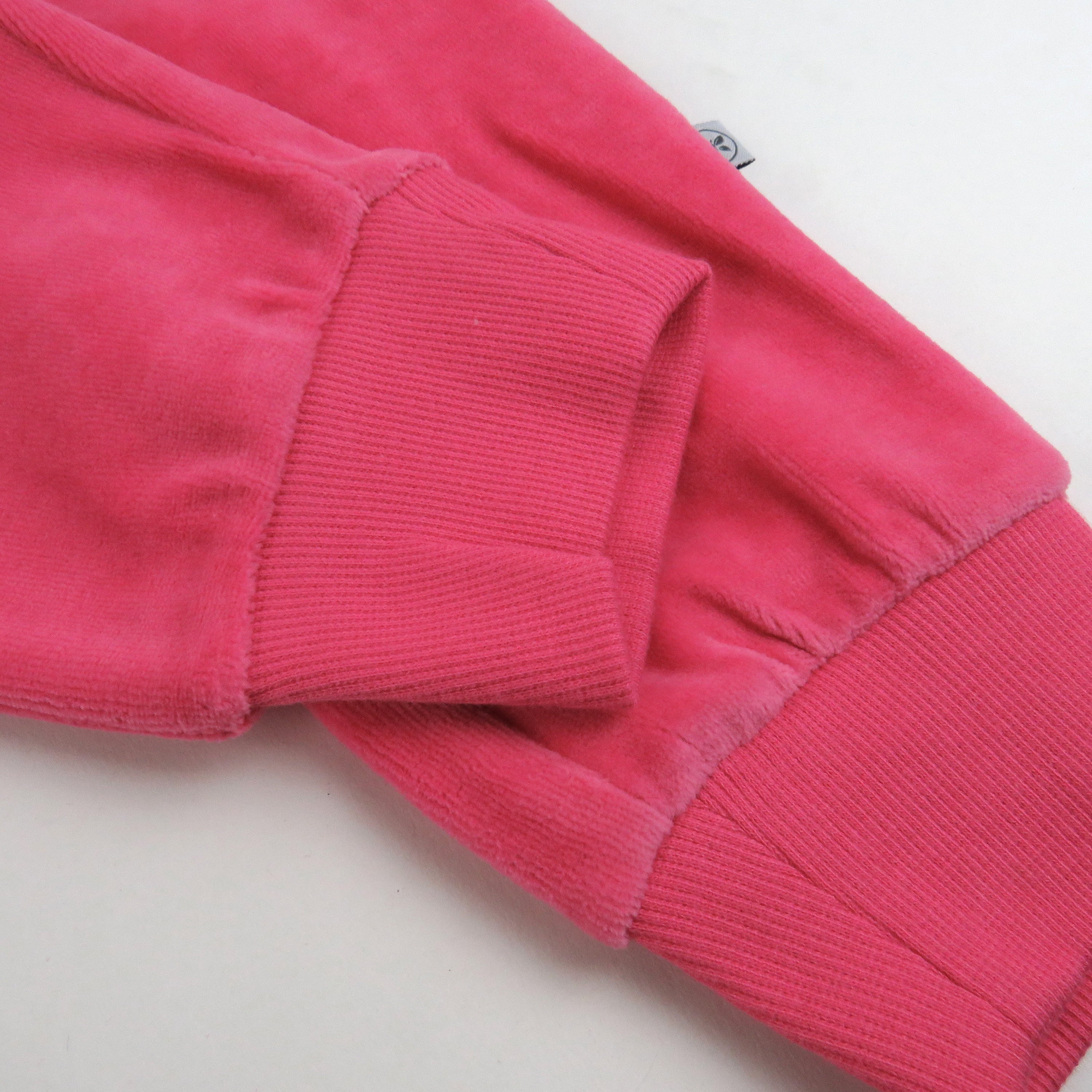 2-Piece Velour Ruffle Front Sweatsuit