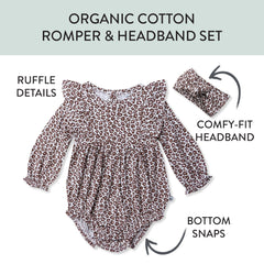 Organic Cotton Jumpsuit Romper Set