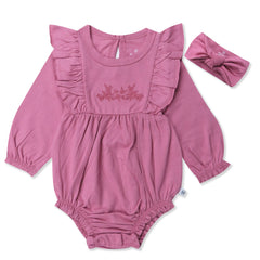 Organic Cotton Jumpsuit Romper Set