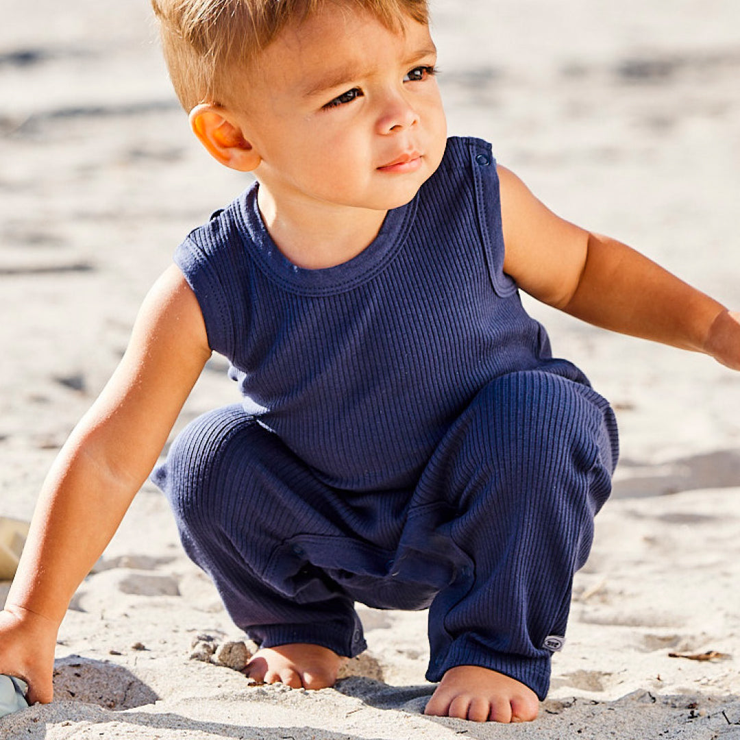 Organic Cotton Jumpsuit Coverall Set