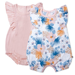 Organic Cotton Jumpsuit Romper Set