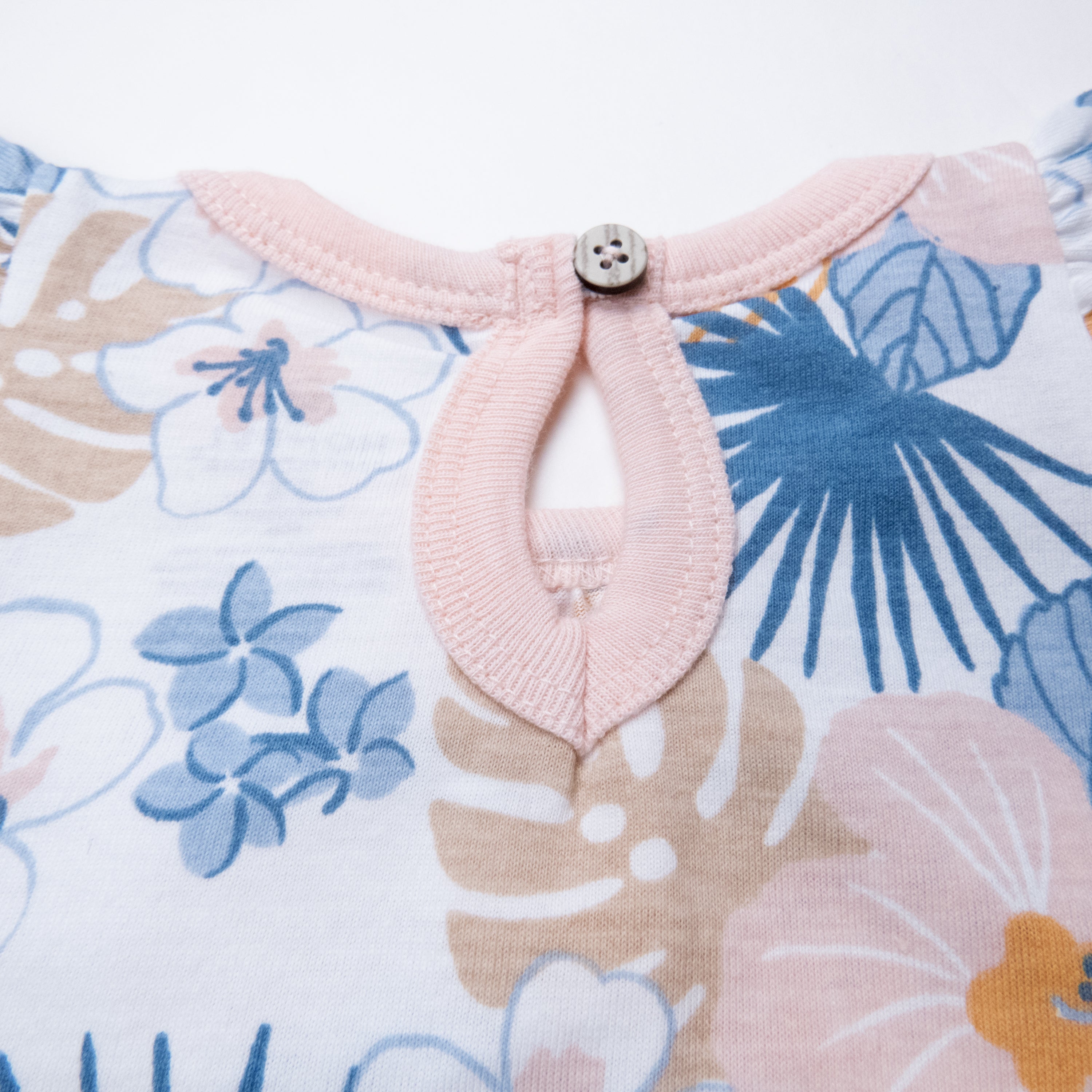 Organic Cotton Jumpsuit Romper Set