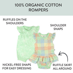 Organic Cotton Jumpsuit Romper Set