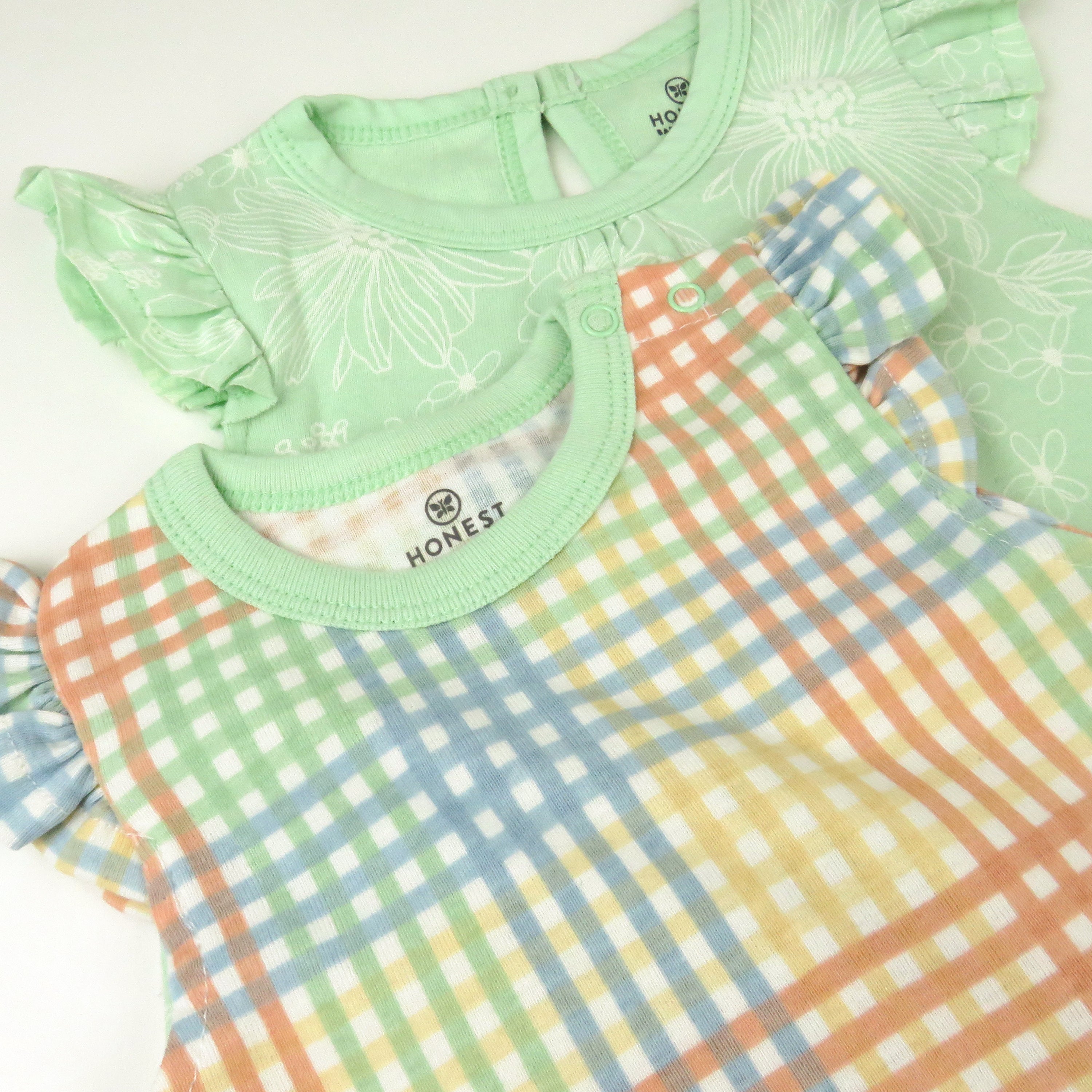 Organic Cotton Jumpsuit Romper Set