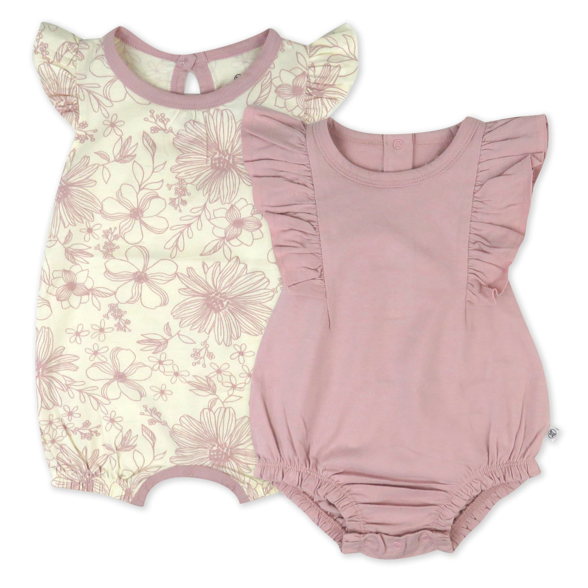 Organic Cotton Jumpsuit Romper Set