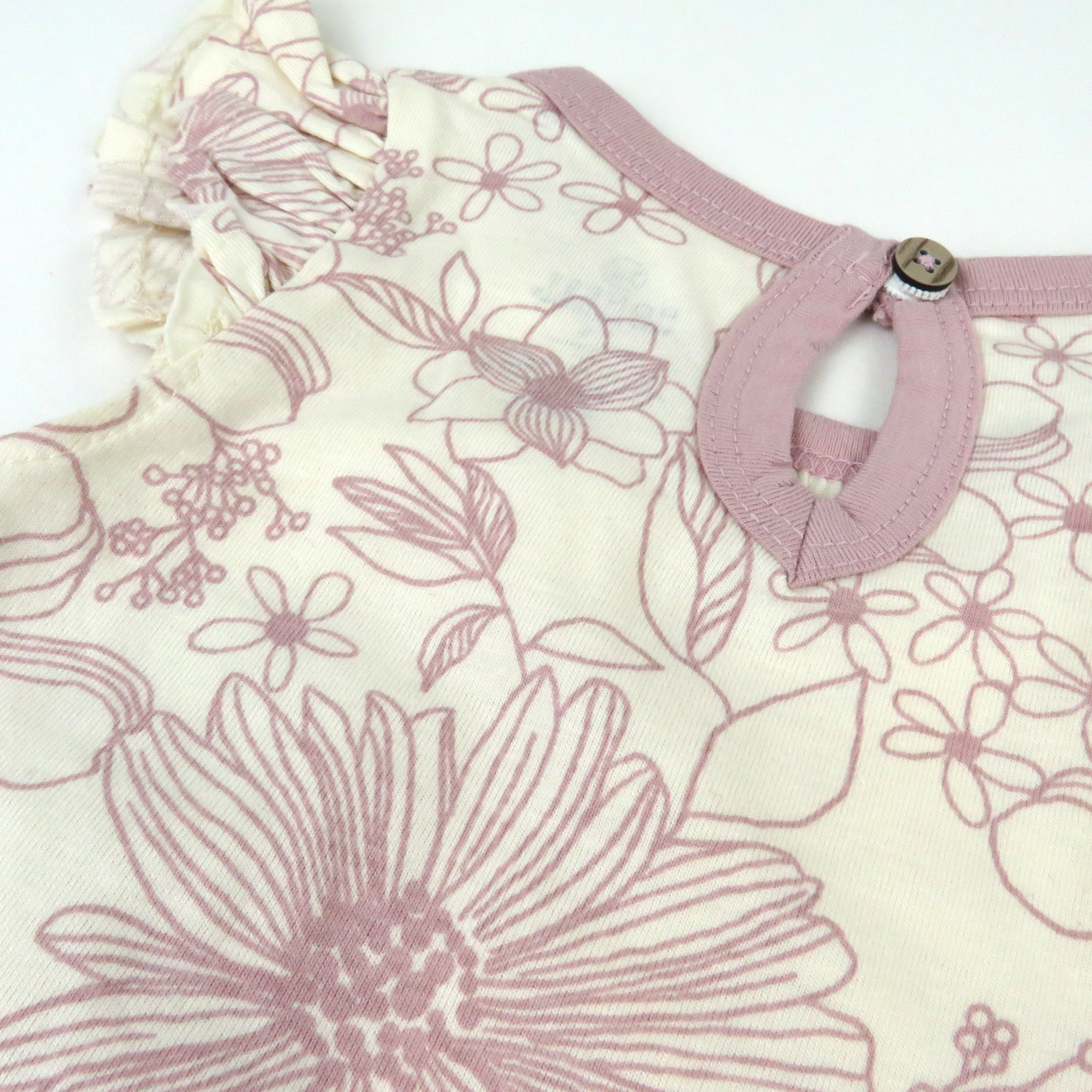 Organic Cotton Jumpsuit Romper Set