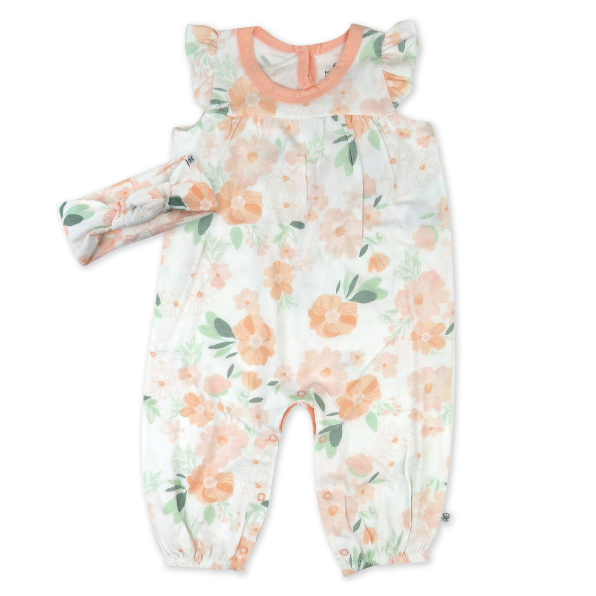 Organic Cotton Jumpsuit Coverall Set