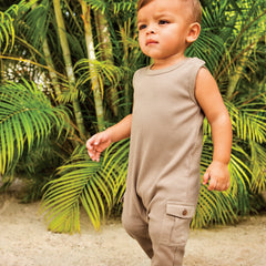 Organic Cotton Jumpsuit Coverall Set