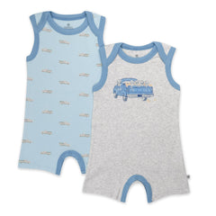 Organic Cotton Jumpsuit Romper Set