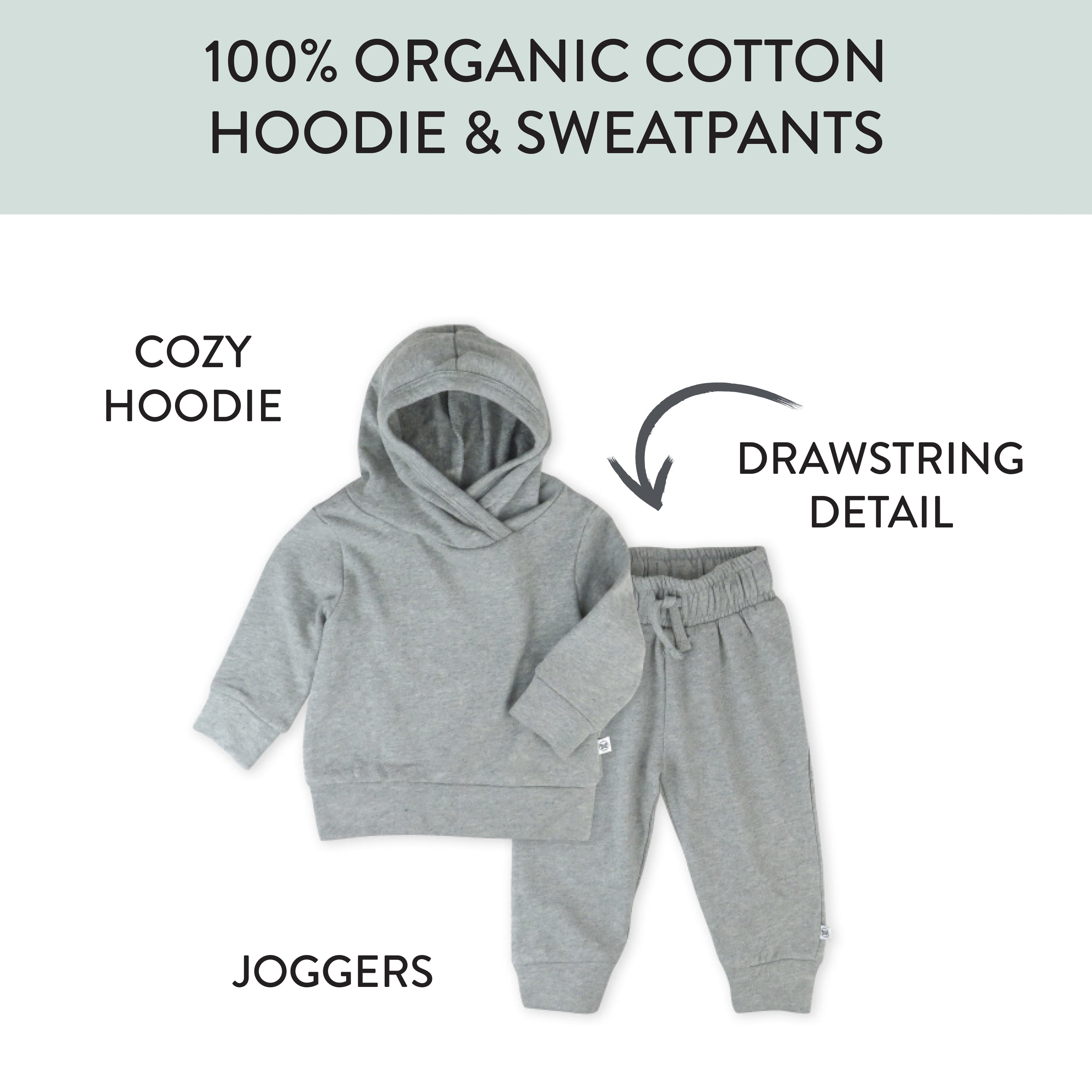 2-Piece Light Weight Hoodie & Sweatpant Set