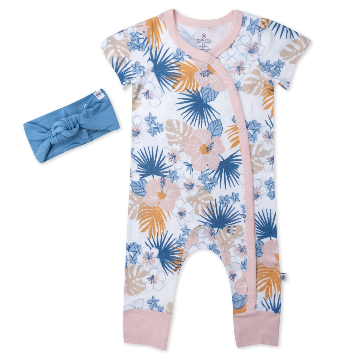 Organic Cotton Jumpsuit Coverall Set
