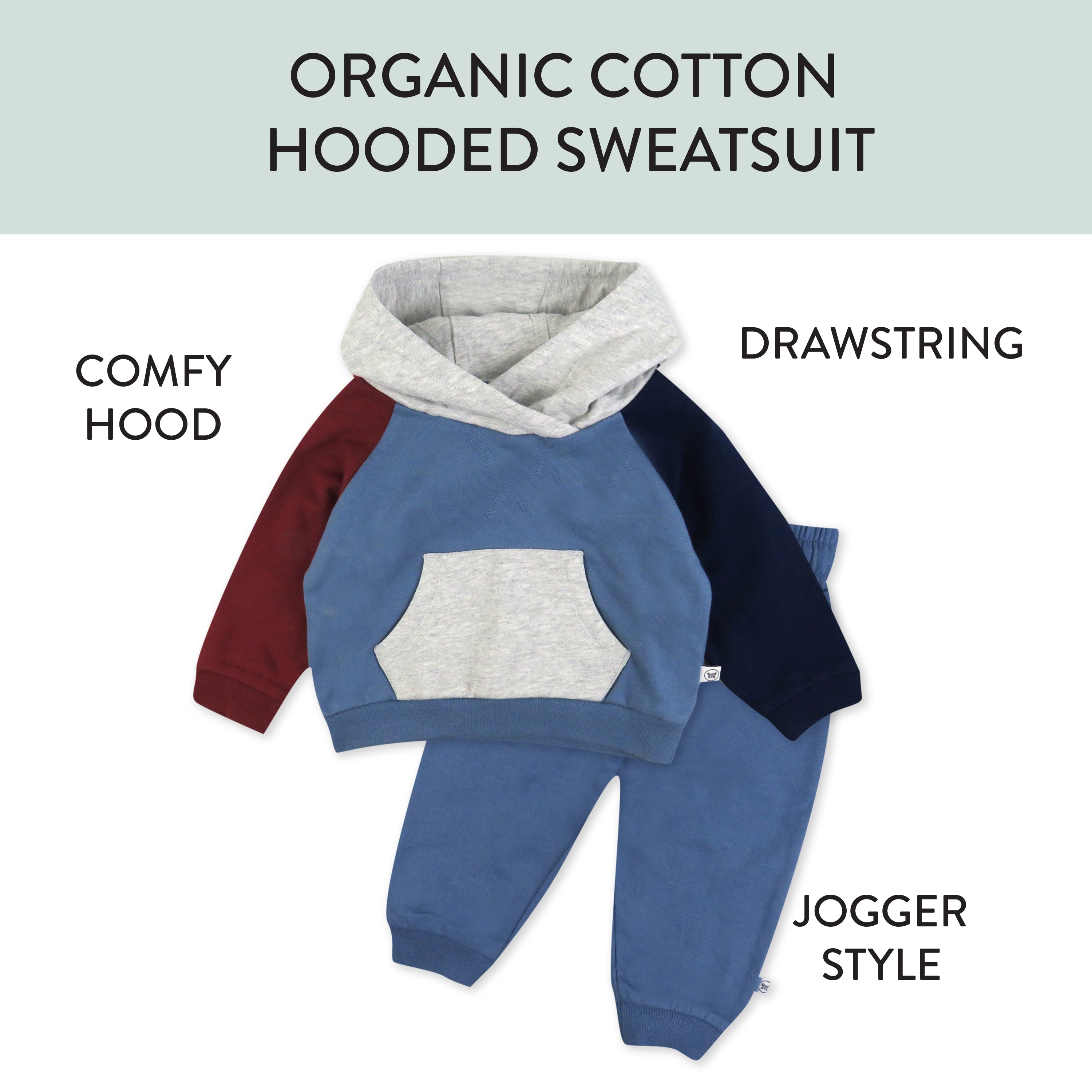 2-Piece Fleece Hoodie and Sweatpant Set