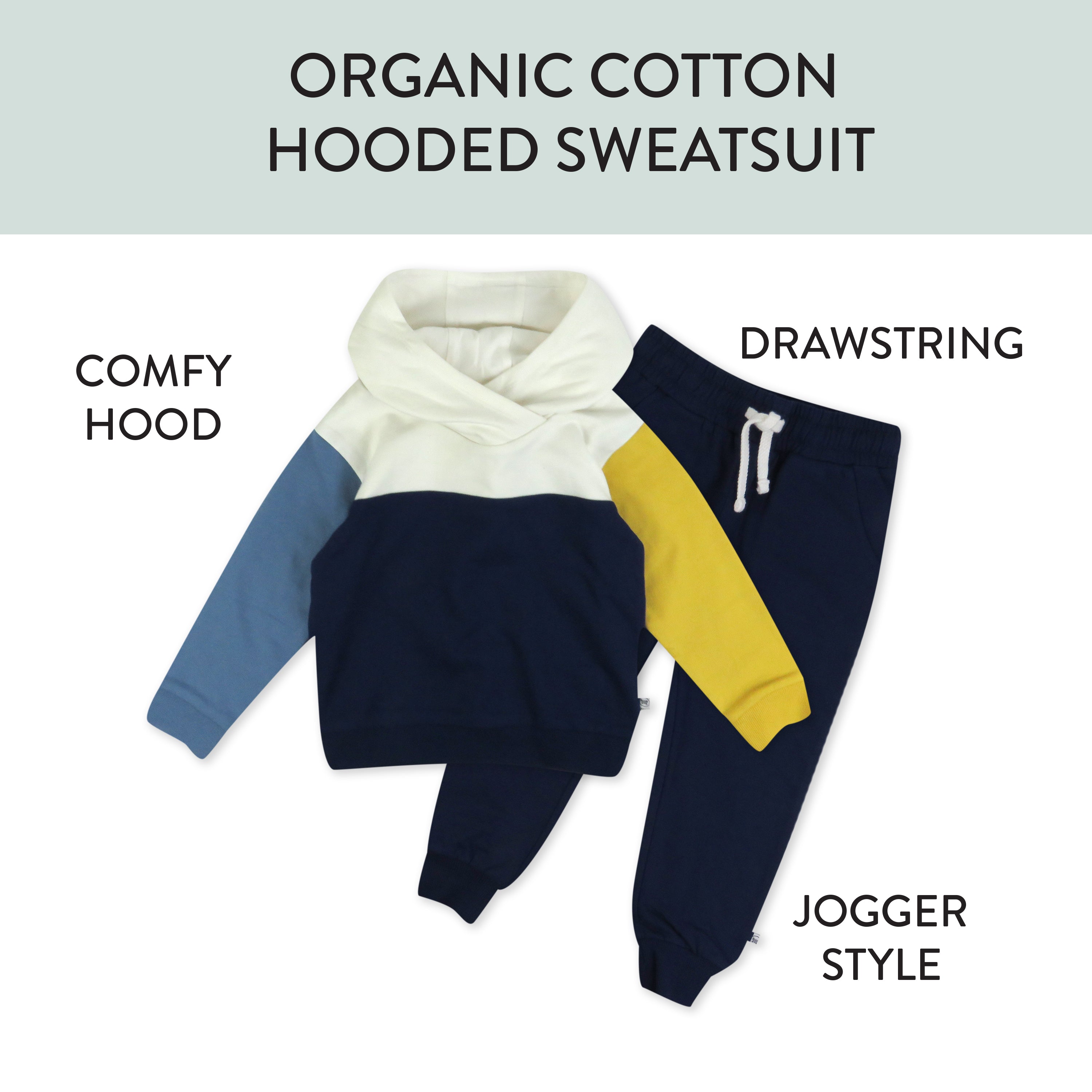 2-Piece Fleece Hoodie and Sweatpant Set