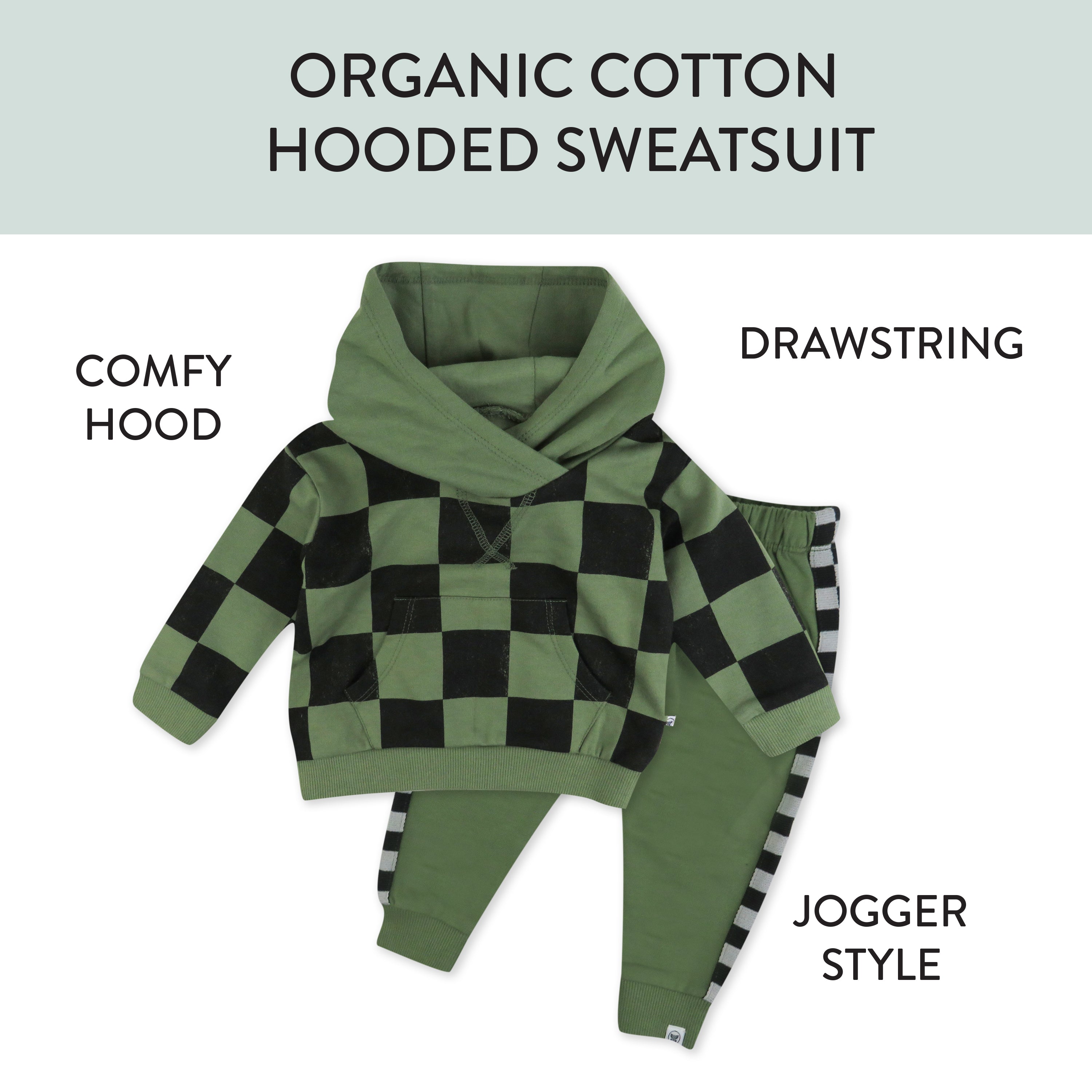 2-Piece Fleece Hoodie and Sweatpant Set