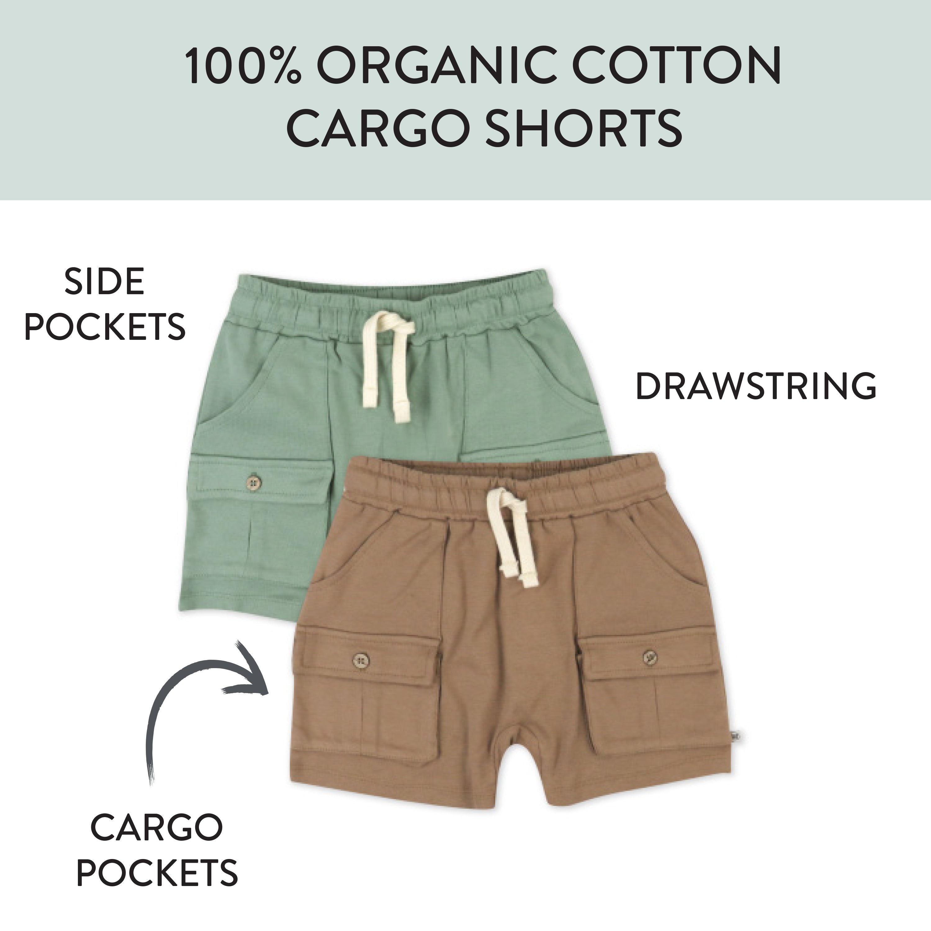 2-Pack Organic Cotton Short Set