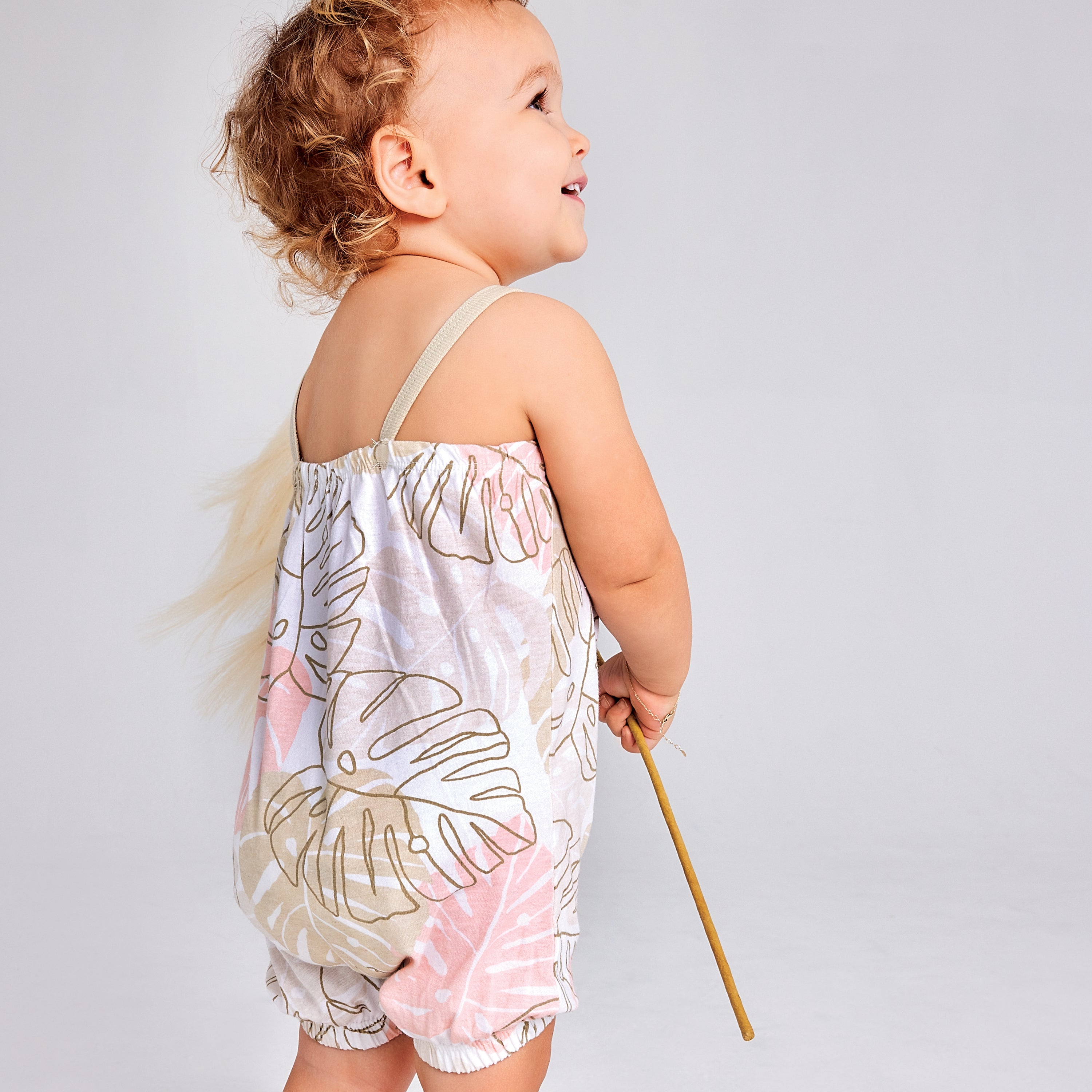 Organic Cotton Jumpsuit Romper Set