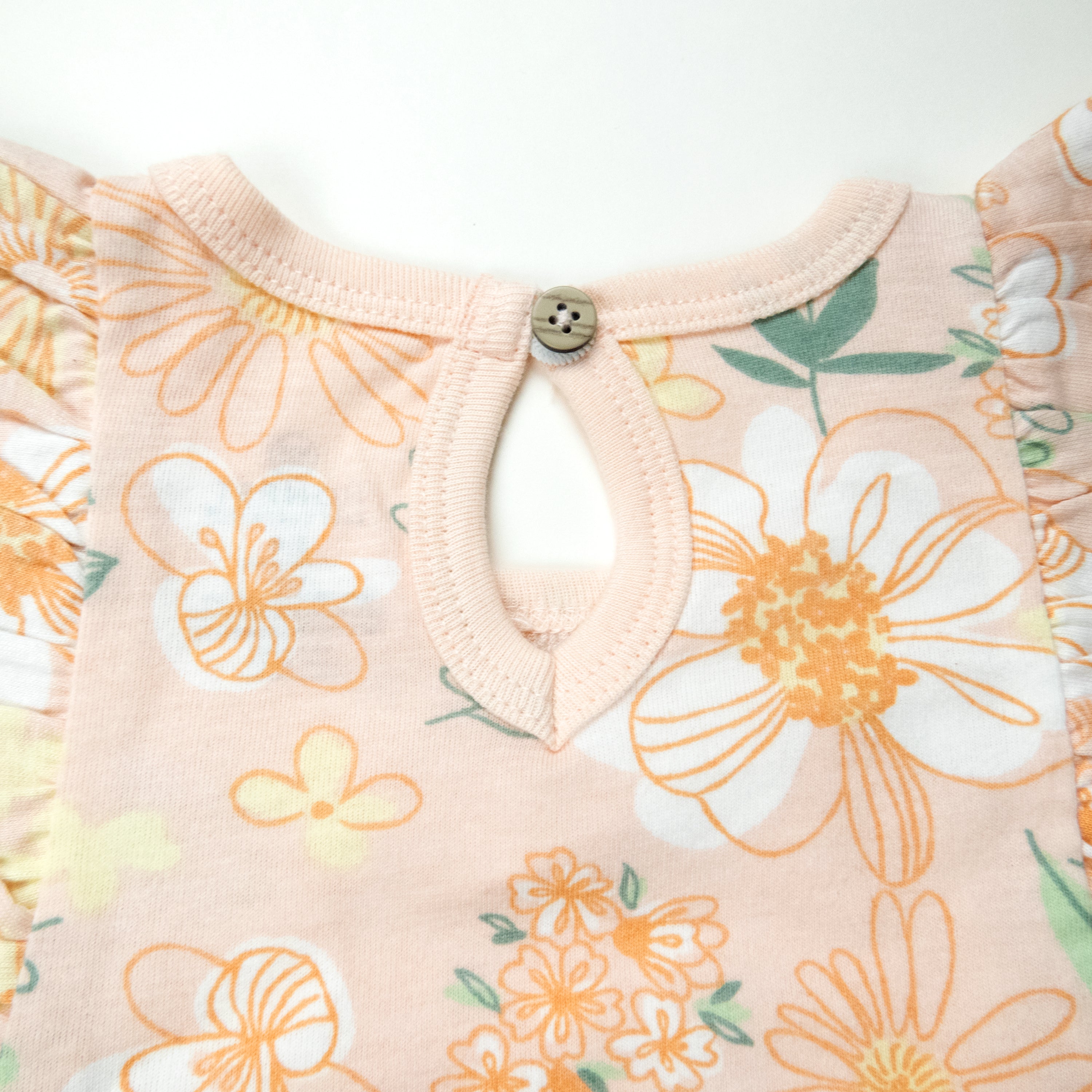 Organic Cotton Jumpsuit Romper Set