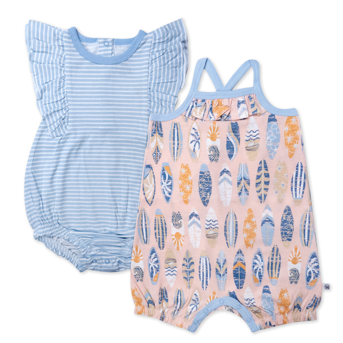 Organic Cotton Jumpsuit Romper Set