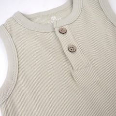 Organic Cotton Jumpsuit Romper Set