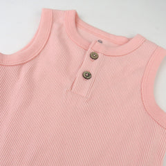 Organic Cotton Jumpsuit Romper Set