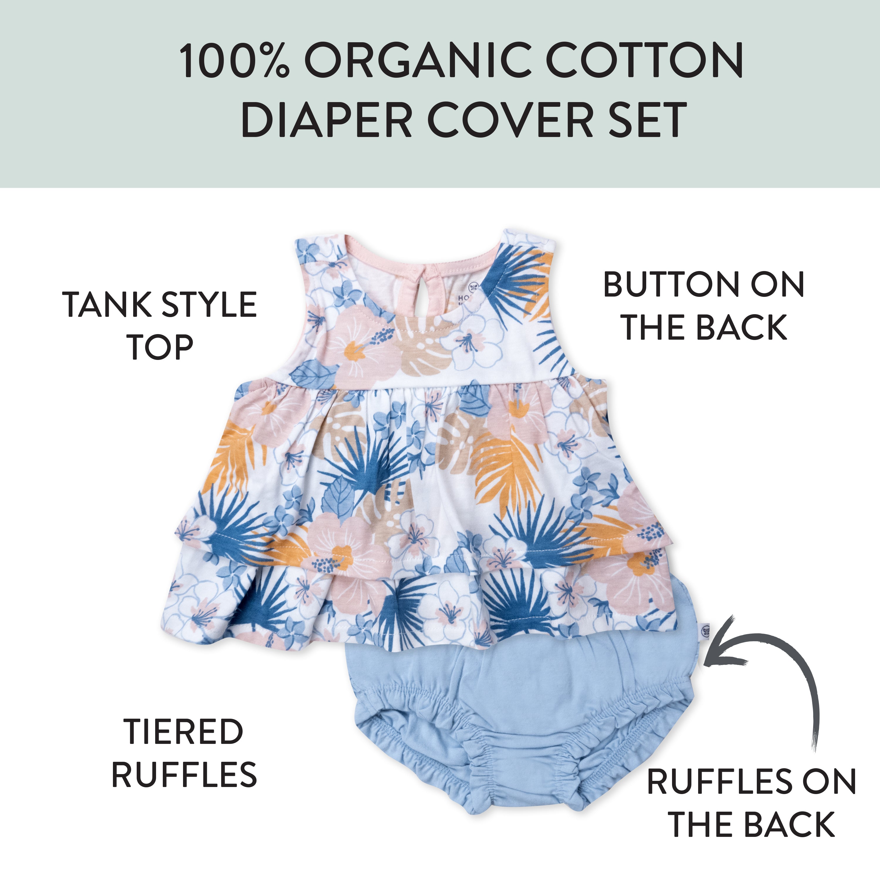 2-Piece Top with Diaper Cover