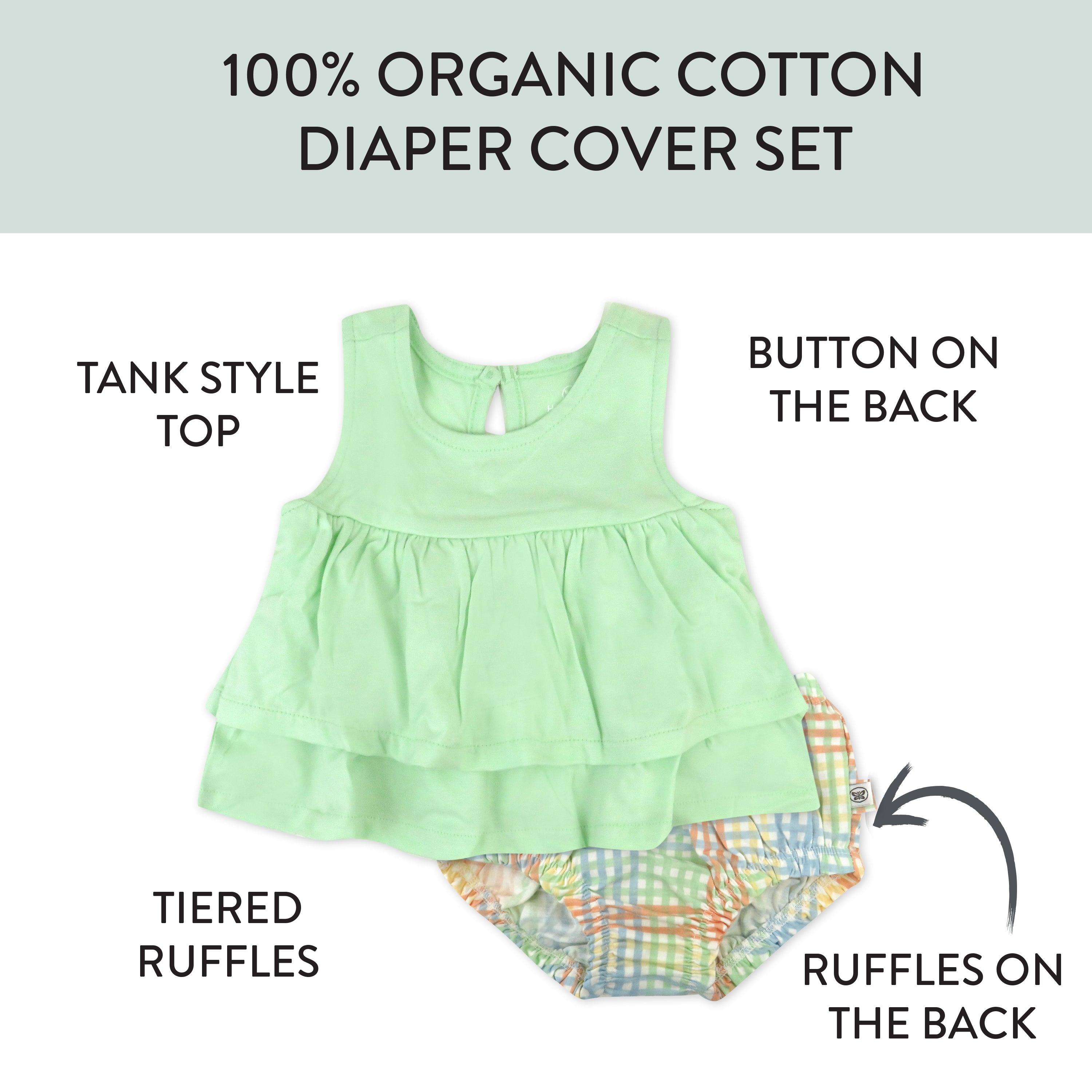 2-Piece Top with Diaper Cover