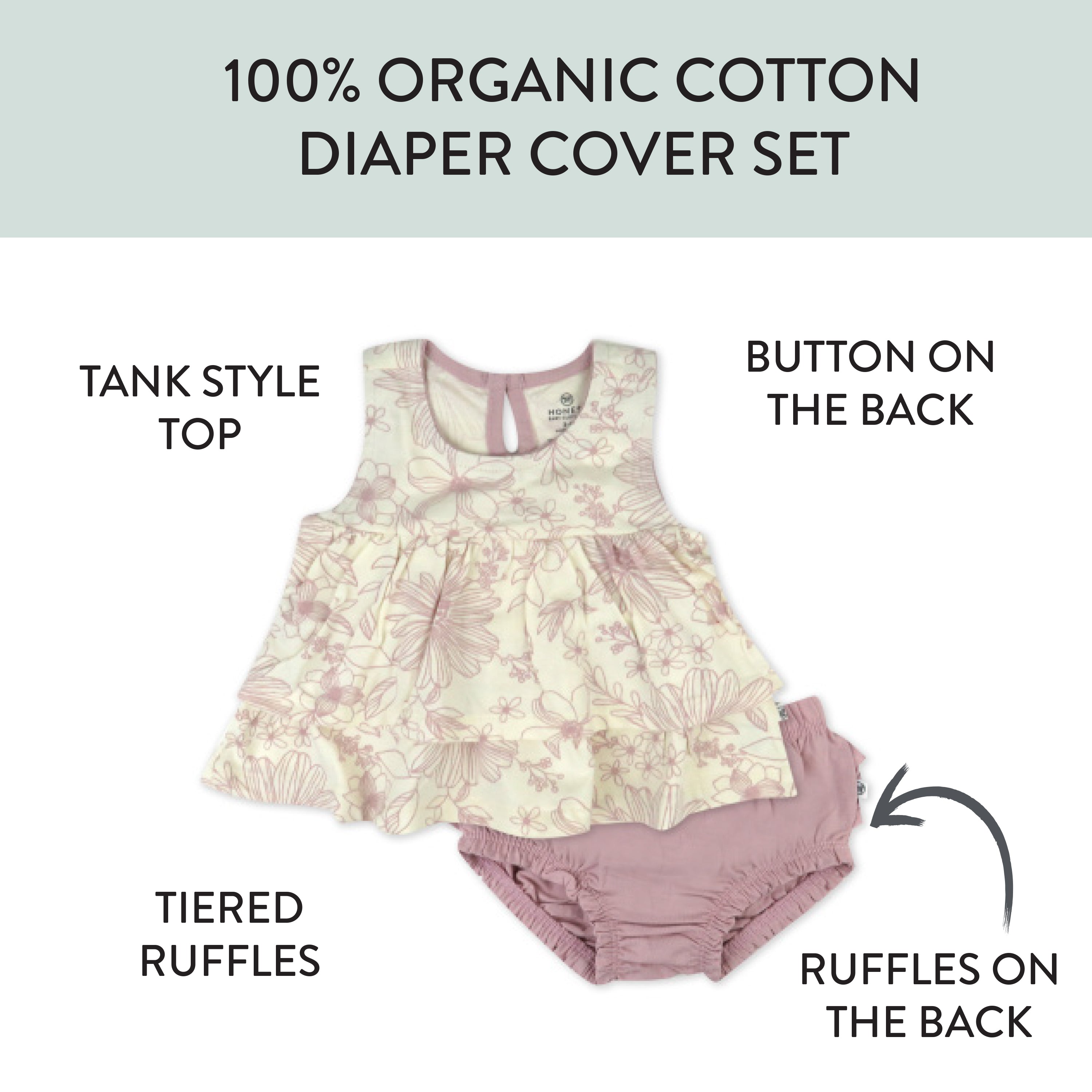 2-Piece Top with Diaper Cover