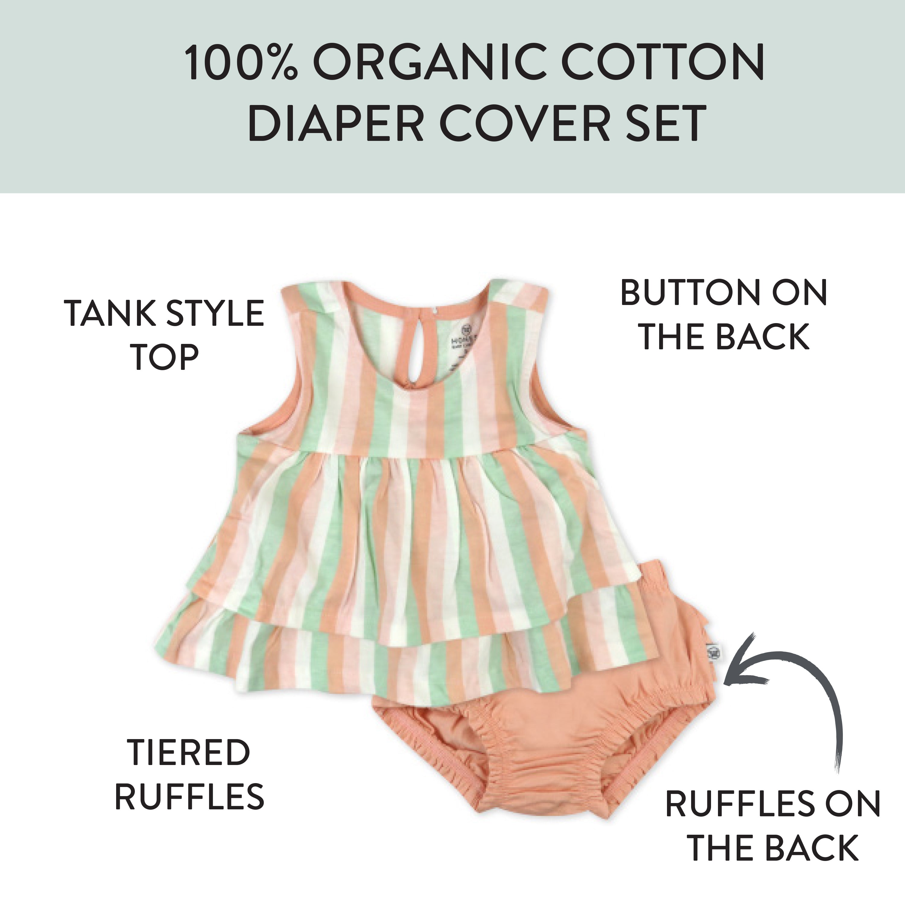 2-Piece Top with Diaper Cover