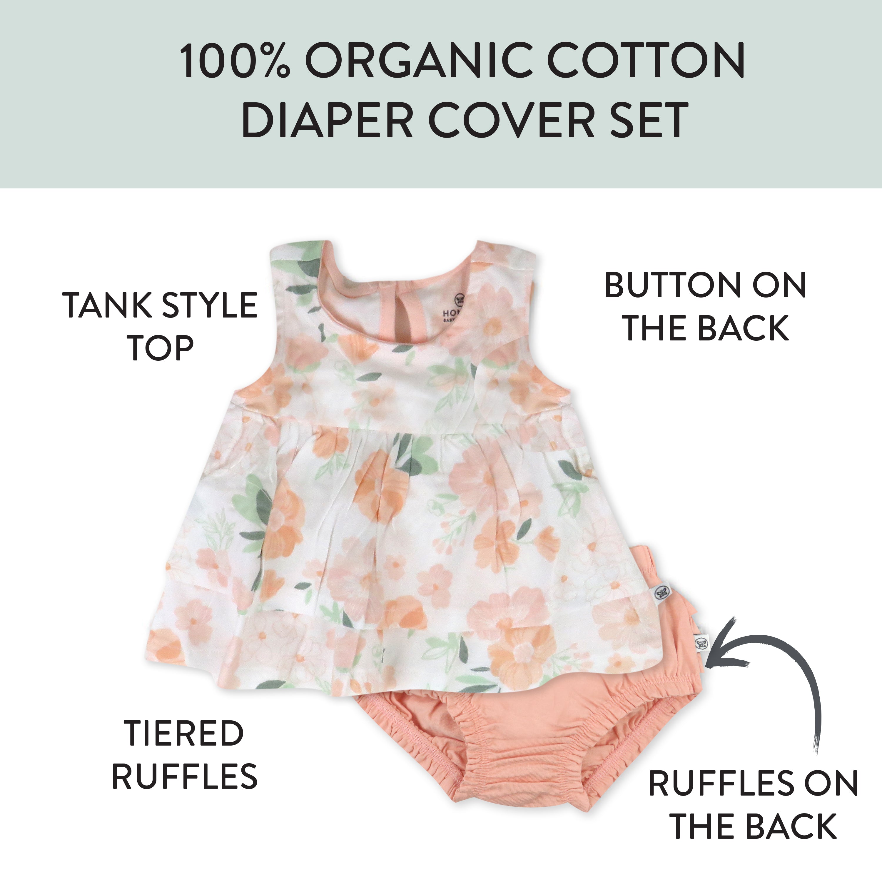 2-Piece Top with Diaper Cover