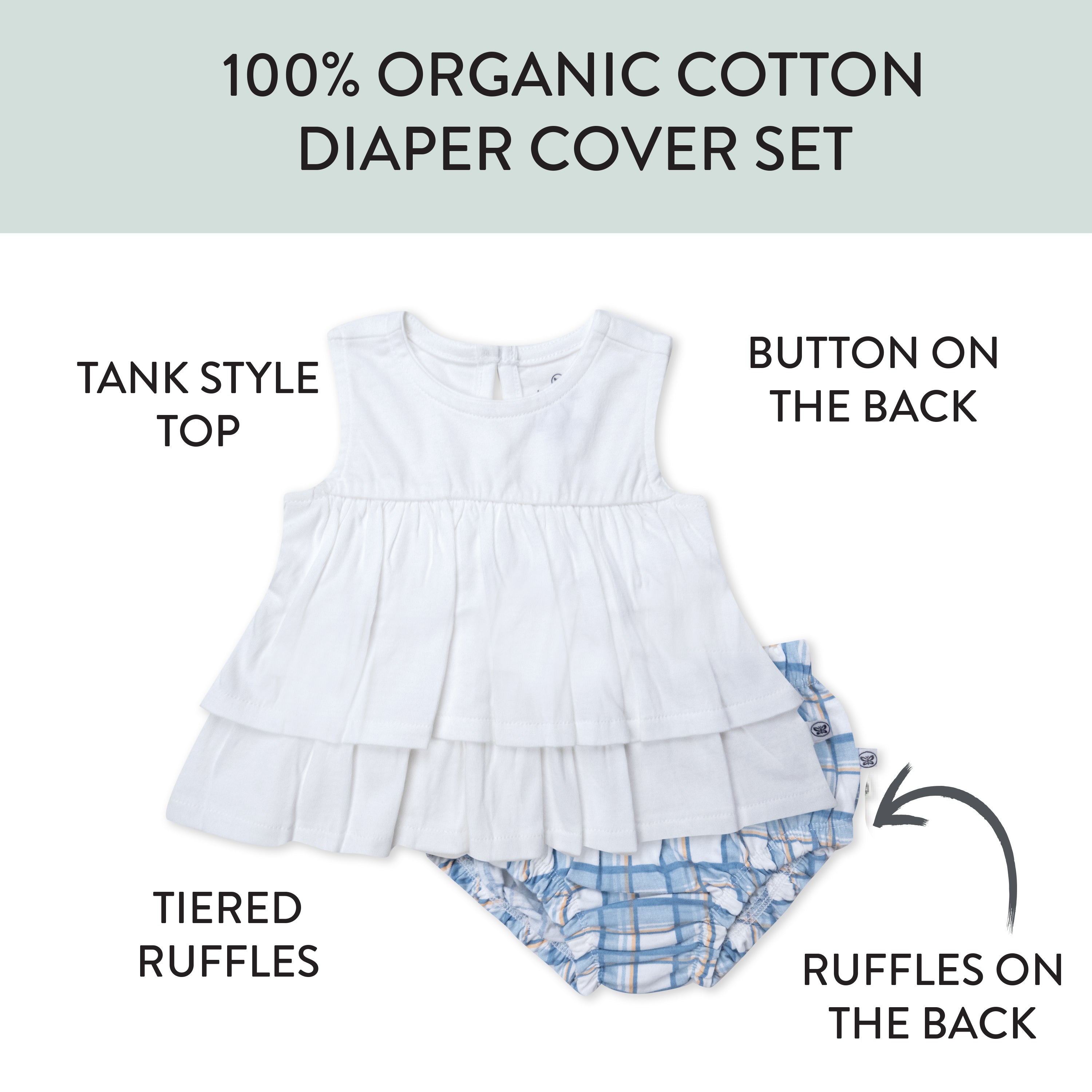 2-Piece Top with Diaper Cover