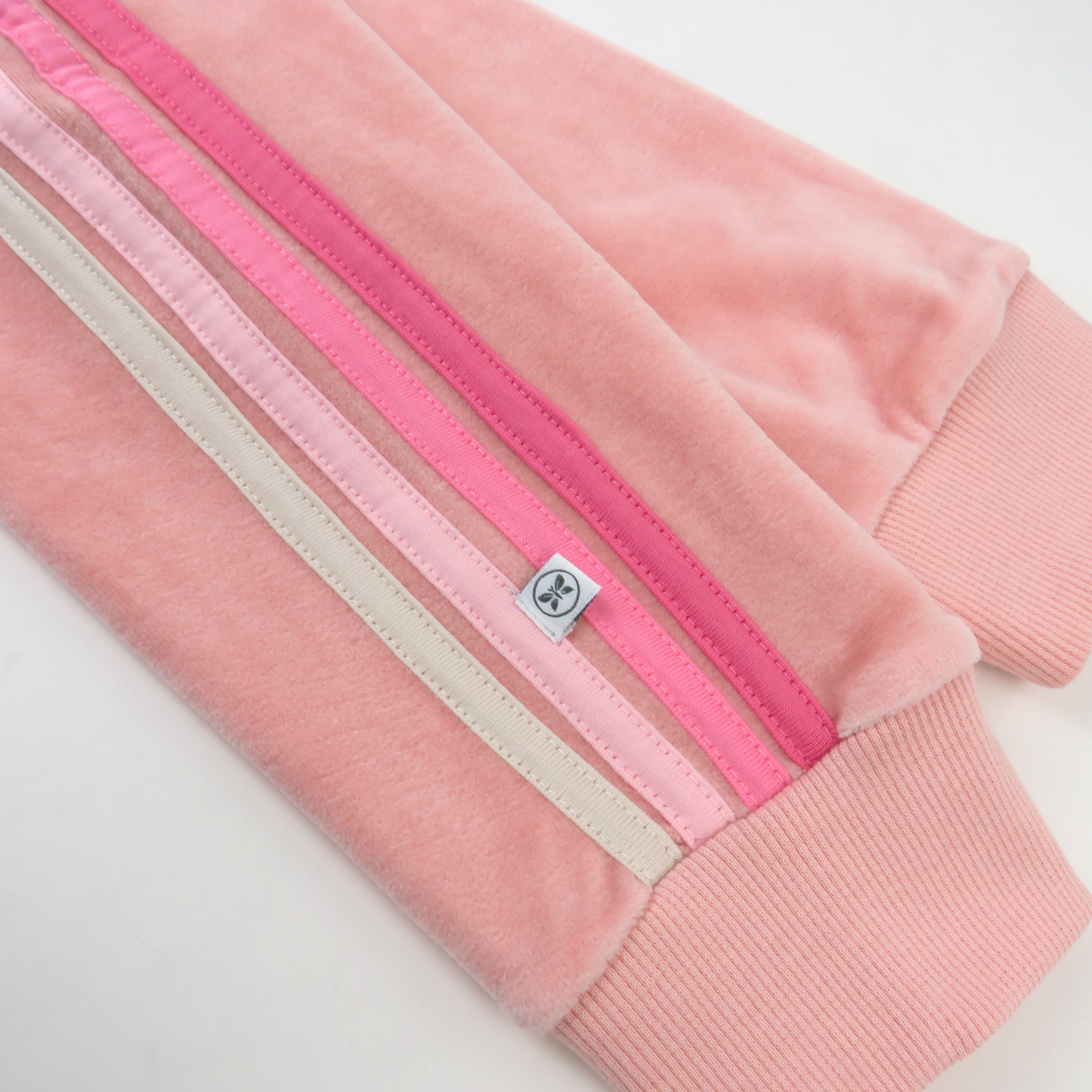 2 Piece Cozy Velour Zip Front Hoodie and Sweatpant Set