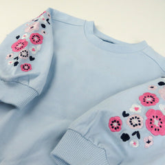 2-Piece Cozy Sweatsuit with Embroidered Sleeve