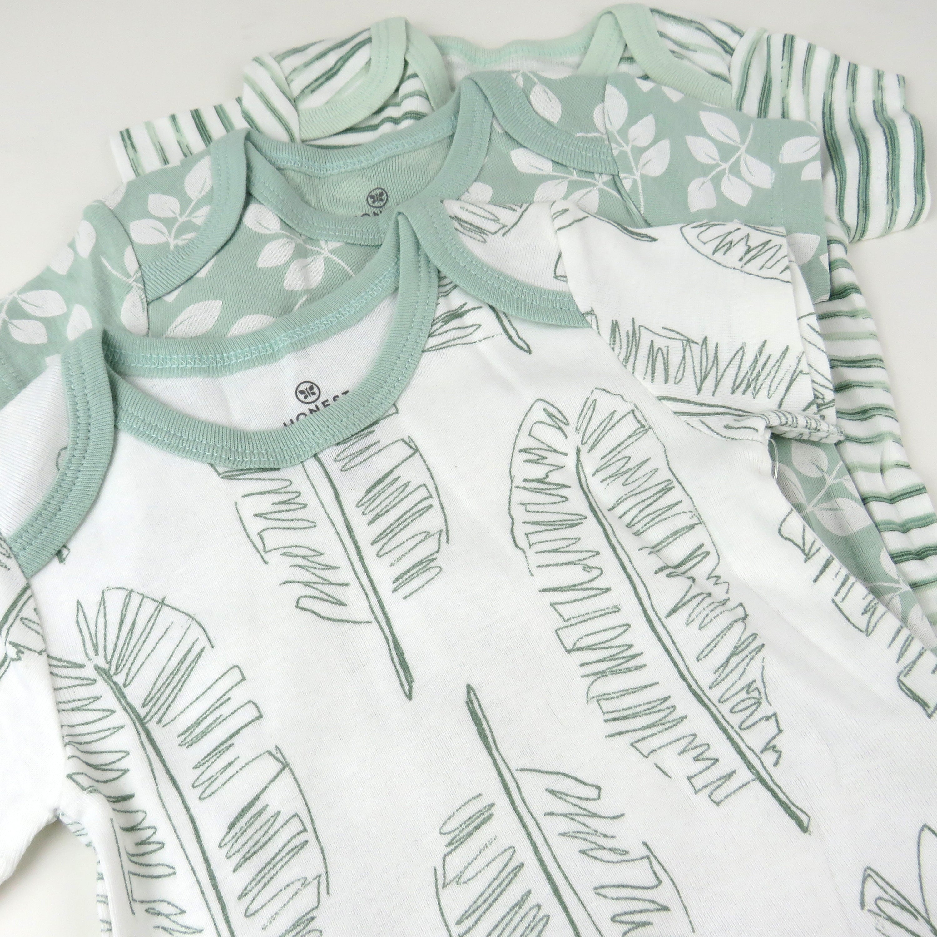 3-Pack Organic Cotton Short Sleeve Bodysuits